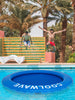 Inflatable Water Hammock 8ft, Blue/Pink