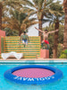 Inflatable Water Hammock 8ft, Blue/Pink