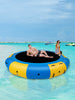 10FT Inflatable Water Trampoline Recreational, Outdoor Trampoline with an electric air pump