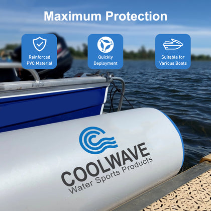 COOLWAVE Boat Bumper, PVC Inflatable Boat Fenders