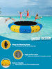 10FT Inflatable Water Trampoline Recreational, Outdoor Trampoline with an electric air pump