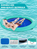 COOLWAVE Inflatable Water Hammock Floating Dock, Inflatable Raft for Family and Friends, Float Ring for Parties, Fits Multiple People, 8'x8'