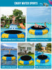 10FT Inflatable Water Trampoline Recreational, Outdoor Trampoline with an electric air pump